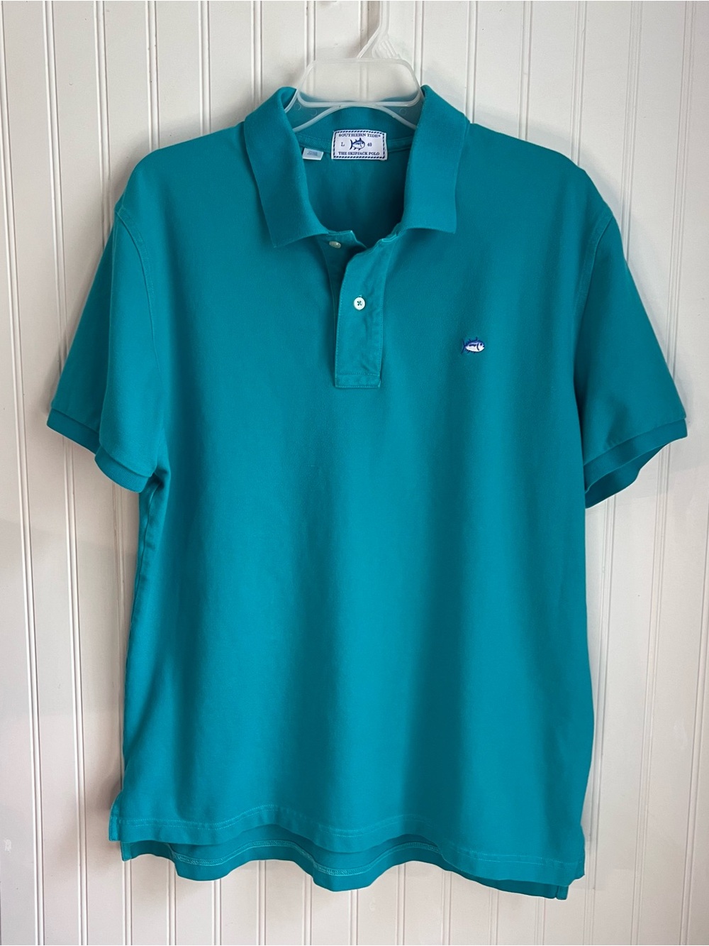 Southern Tide Men's Teal Polo Shirt - Picture 2 of 6